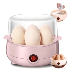 Cozedor Elétrico Ovos Multifuncional A Vapor Rápido 1 Andar Cor Rosa