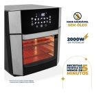 Air Fryer Oven Britânia 16l 4 Em 1 Porta Removível Baf16a