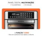Fritadeira Air Fryer Forno Oven Digital 25L Mondial AFO-25L-BI