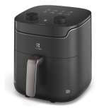 Air Fryer Electrolux Rita Lobo 5,6l 8 Receitas Pré-sugeridas Timer 60 Minutos Desligamento Automático Cesto Removível Antiaderente 1400w Cinza Eaf40