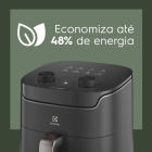 Air Fryer Electrolux Rita Lobo 5,6l 8 Receitas Pré-sugeridas Timer 60 Minutos Desligamento Automático Cesto Removível Antiaderente 1400w Cinza Eaf40