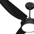Ventilador De Teto Resistente A Maresia Pás De Policarbonato Preto/Preto Led 6500k Maris Beltempo