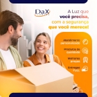 Ventilador De Teto Cor Branca Com Lâmpada Silencioso 6 Pás Com Controle Remoto Para Bocal - Dax Ilumine