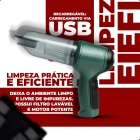 Aspirador De P&oacute; Mini Soprador 3em1 Usb Refil Port&aacute;til Recarreg&aacute;vel