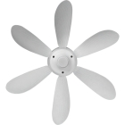Ventilador De Teto Com Lâmpada Controle Remoto Estrutura Branco Pás Branco Diâmetro 16.5 Material Das Pás Plástico Quantidade De Pás 6 B&G SHOPPING