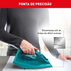 Ferro A Vapor Ultragliss Com Base Durilium Airglide Fup1 Cor Azul-turquesa