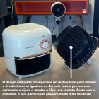 Mini Air Fryer Gaabor Fritadeira Elétrica S/ Óleo 1,4l 900w Cor Off-white E Rose Gold Cor Branco
