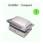 Grill Compacto Chapa E Panini Press Cuisinart Cor Cinza