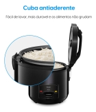 Panela Elétrica de Arroz Elgin Rizzo 5 Xícaras 400W Preta -