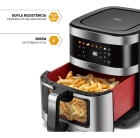 Air Fryer Philco 9L Visor Glass Painel Digital PAF90C