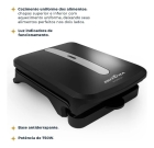 Grill Britânia 750w 2 Sanduiches Chapas Antiaderentes Bgr12a Cor Preto