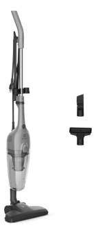 Aspirador De Pó Vertical Com Fio Portátil De Mão 2 Em 1 1500w De Potência Com Cabo Elétrico De 6 Metros Com Filtro Hepa Electrolux STK16 Cinza