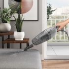 Aspirador De Pó Vertical Com Fio Portátil De Mão 2 Em 1 1500w De Potência Com Cabo Elétrico De 6 Metros Com Filtro Hepa Electrolux STK16 Cinza