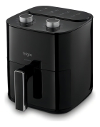 Fritadeira Air Fryer Elgin Facilita Fry 3,5 Litros Potência 1400w Cor Preta