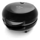 Mini Máquina de Waffle BWM01A 550W com Chapas Antiaderentes Preta Britânia