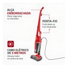 Aspirador De Pó Vertical Brush Carpet Mondial Vermelho Ap-25
