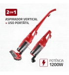 Aspirador De Pó Vertical Brush Carpet Mondial Vermelho Ap-25