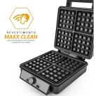 Waffle Maker Philco 5 Temperaturas 4 Waffles Pwm04a Cor Preto