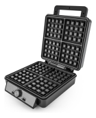 Waffle Maker Philco 5 Temperaturas 4 Waffles Pwm04a Cor Preto