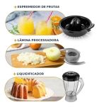 Multiprocessador brit&acirc;nia Bmp900 1000w 3 em 1 inox Preto