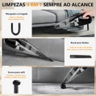 Aspirador Po Portatil Acrensly 6000kpa Sem Fio Para Casa E Carro Carregamento Por Usb