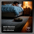 Robô Aspirador de Pó Velds 3 em 1 ? Varre Aspira e Passa Pano com Mapeamento via App e Sensor Antiqueda, Preto