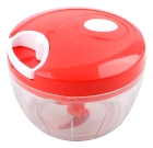 Processador E Triturador De Alimento Manual Com 3 Lâminas Co Cor Vermelho