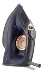 Ferro De Passar A Vapor Bfv2000p Ceramic Britânia Cor Azul Marinho/Preto/Dourado