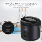 Panela De Arroz Elétrica 3l Preta Midea Cor Preto