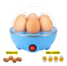 Panela Eletrica Cozinhar Cozedor Ovos Eggs Vapor Cor Azul