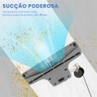 Aspirador de Pó Vertical com Fio Portátil 2 em 1 600W 18Kpa Silencioso Menos de 80dB Coletor 800ml 5m Cabo para Casa e Estofados