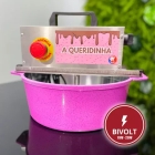 Panela Mexer Doce Elétrica Brigadeiro Recheio Rosa Caparroz