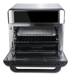 Forno Air Fryer 25l Hamilton Beach 200ºc Tela Digital 12 Multifunções Timer De 60 Minutos Versátil Moderna E Essencial 2000w 127v + Acessórios