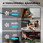 Ventilador De Teto Rústico 42 Com Luz Led E Controle Remoto, 5 Pás, 6 Velocidades, 3 Cores De Luz Ajustáveis, Silencioso