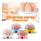 Cozedor Ovos Eletrico Portatil Maquina Cozinha A Vapor Cor Cozedor Ovos Amarelo Frequência 60hz