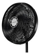 Vent Osc Coluna Turbo 10p 40cm Pr/cz 127v Ventisol 40 Cm 60 Preto Cinza Plástico 10