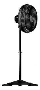 Vent Osc Coluna Turbo 10p 40cm Pr/cz 127v Ventisol 40 Cm 60 Preto Cinza Plástico 10