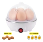 Cozedor De Ovos Portátil Elétrico Automático Cozinha A Vapor Cor Branco Maquina Portatil