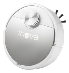 Aspirador Robô Automático Esfrega E Aspira 3 Em 1 Cor Prateado