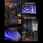 Eps-025m8 Mini Ventilador De Mesa Multifuncional 2 Em 1 Mata Mosquito