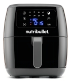 Fritadeira Sem Óleo Airfryer Digital Nutribullet 7l Xxl 1700 Cor Preto