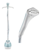 Passadeira e higienizador a vapor Steam Clean 1.6L branco e azul Elgin
