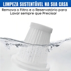 Aspirador De Pó Brisa Ecom Mini Soprador Vácuo 3em1 Usb Refil Portátil Recarregável Multifuncional Limpeza Carro Casa Sofá Teclado Poderoso