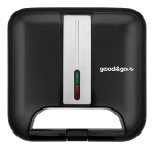 Sanduicheira Eletrica Grill 110v 2 Em 1 Preto /inox 750w Antiaderrente Com Trava Para Lanche Omelete Crepioca Sanduiches Prático Gourmet