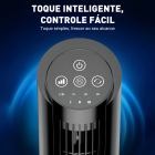 Ventilador De Coluna Ventilador Silencioso Com Controle Remo