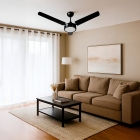 Ventilador De Teto Tron Ametista Max Led 3 P&aacute;s Silencioso