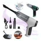 Mini Aspirador De Pó Soprador Usb Portátil Recarregável Automotivo