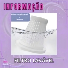 Mini Aspirador De Pó Soprador Usb Portátil Recarregável Automotivo