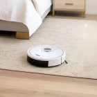 Robô Aspirador Ropo Glass 5 Varre Aspira E Passa Pano Branco