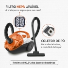 Aspirador de Pó, Mondial, 1500W - AP-15 Cor laranja